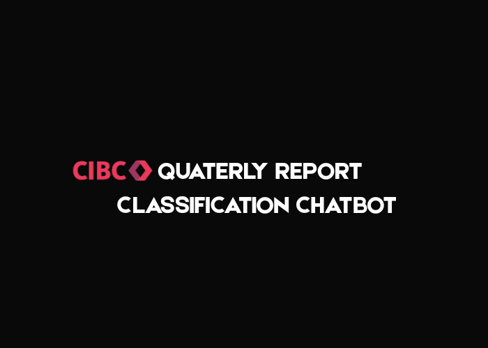 CIBC Quarterly Report Classification Chatbot